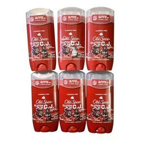 X6  CJ Stroud Old Spice Deodorant CLUTCH PLAY CJ NFL Collection Houston Texans